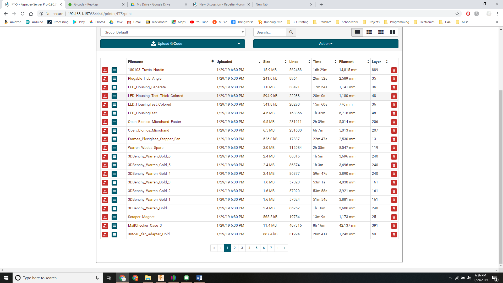 repetier server default login