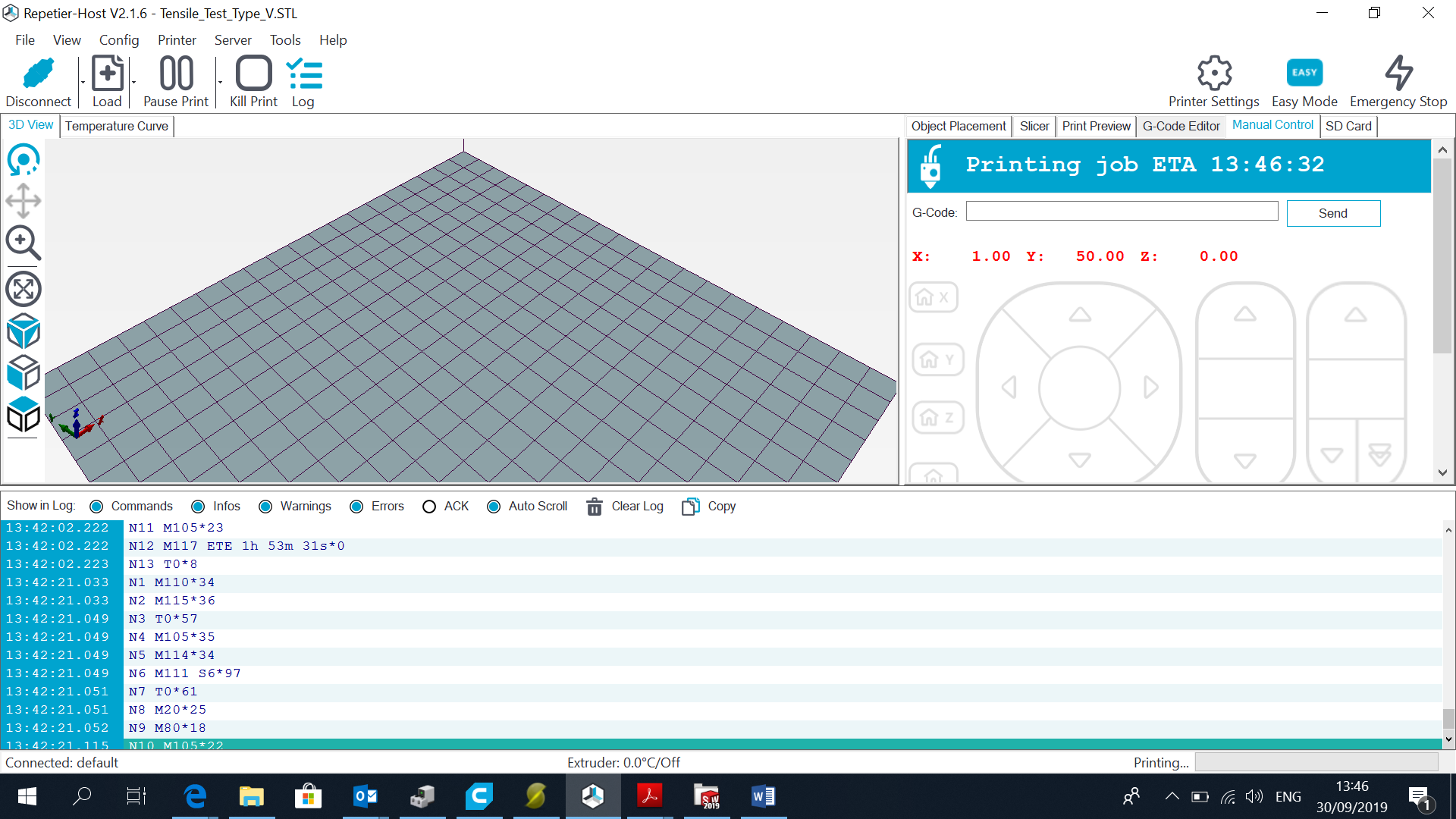 Warning: Missing Line Detected: correcting buffer usage - Repetier